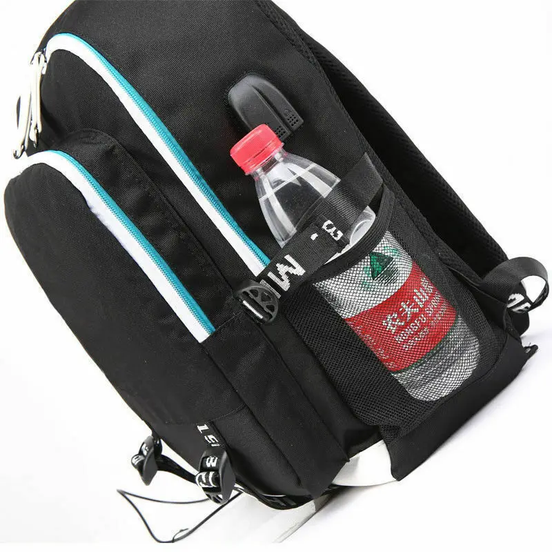 Приключения Джоджо: золотой ветер рюкзак школьные ранцы USB зарядка Интерфейс