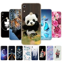 for honor 8a case for huawei honor 8a case silicon tpu back phone cover for honor 8a jat lx1 8 a honor 8a prime panda tiger cat