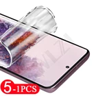 Гидрогелевая пленка для samsung galaxy s21 Ultra s20 FE s10 lite s7 edge s8 s9 plus, защитная пленка для экрана, не стекло, 5-1 шт.