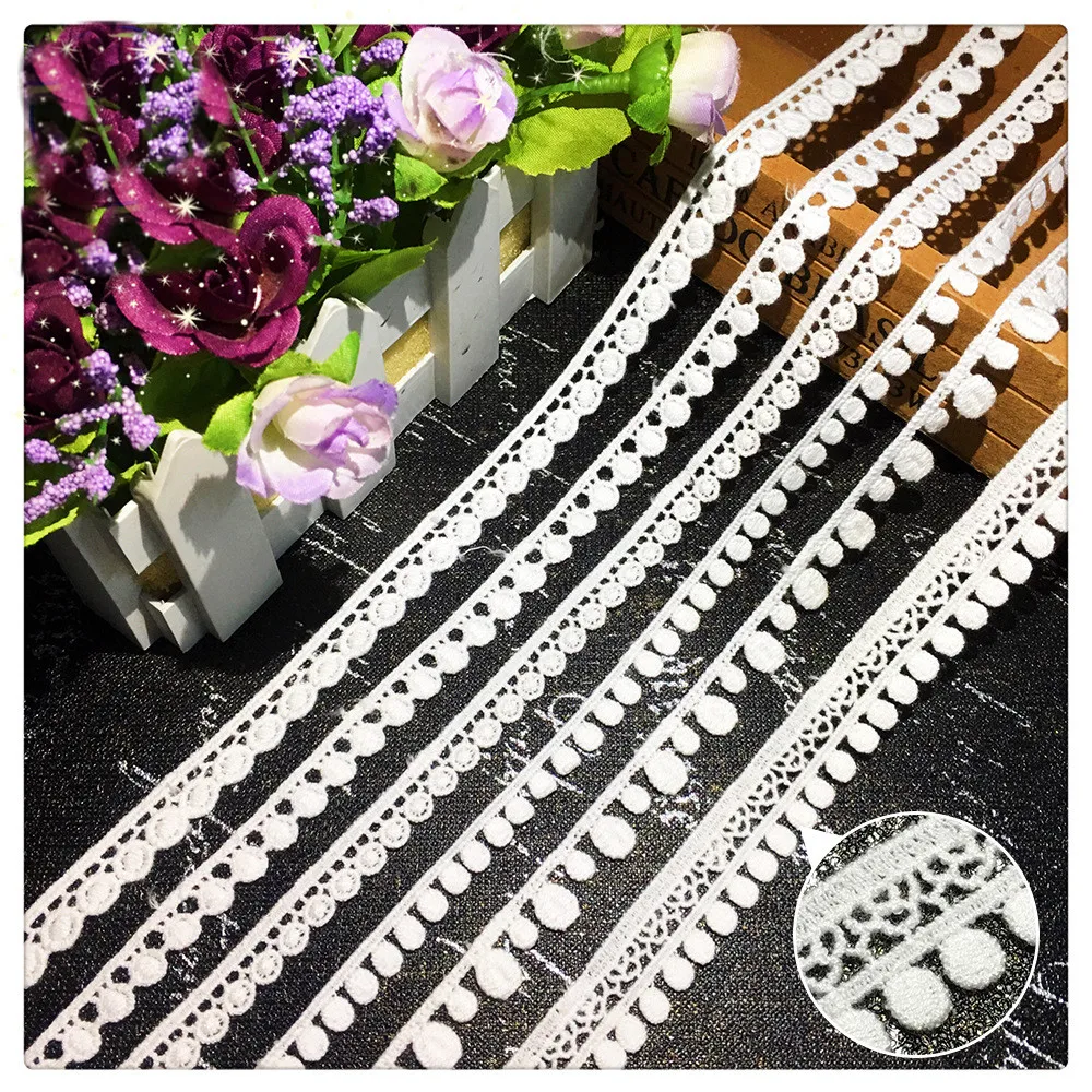 1 см открытое белое платье одежда хлопок отделка тканей мяч ленты швейная