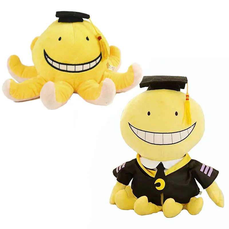 30/45cm Korosensei Plush Octopus Assassination Classroom Koro Sensei Toy Cute Animal Doll for Baby Party Gifts | Игрушки и хобби