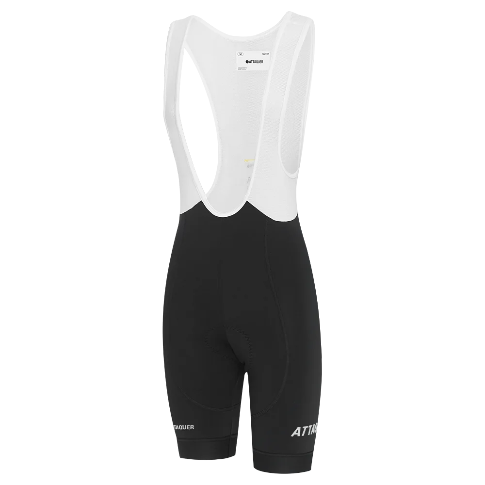 

Attaquer Cycling Womens Summer A-Line Bib Shorts Olive De Ciclismo Para Mujer 80% Recycled Materials Durability Black Pro MTB