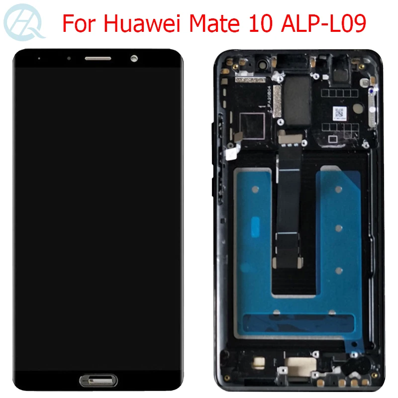 Оригинальный дисплей для Huawei Mate 10 жк с рамкой диагональю 5 9 дюйма ALP L09 сенсорной