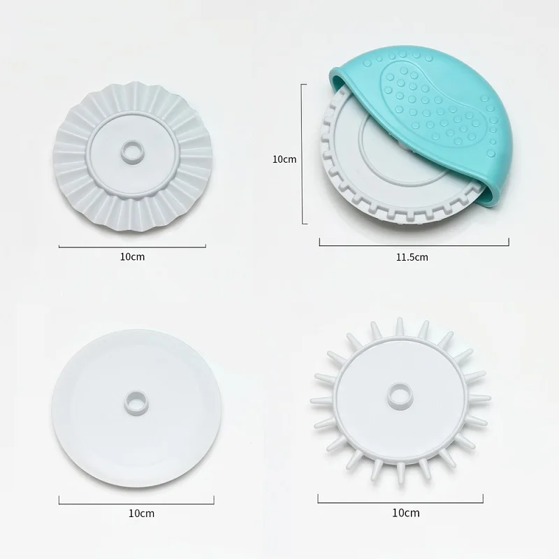 4 шт. режущая кромка для пиццы инструмент выпечки режущий сделай сам ролик