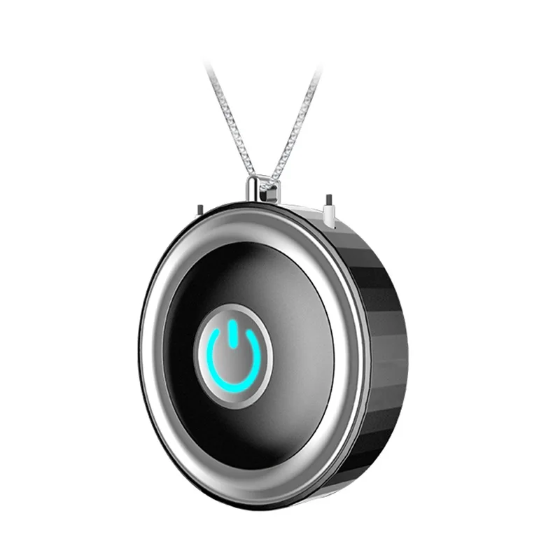 

Mini Portable Air Purifier Wearable Air Purifier Necklace USB Air Cleaner Personal Negative Ion Generator