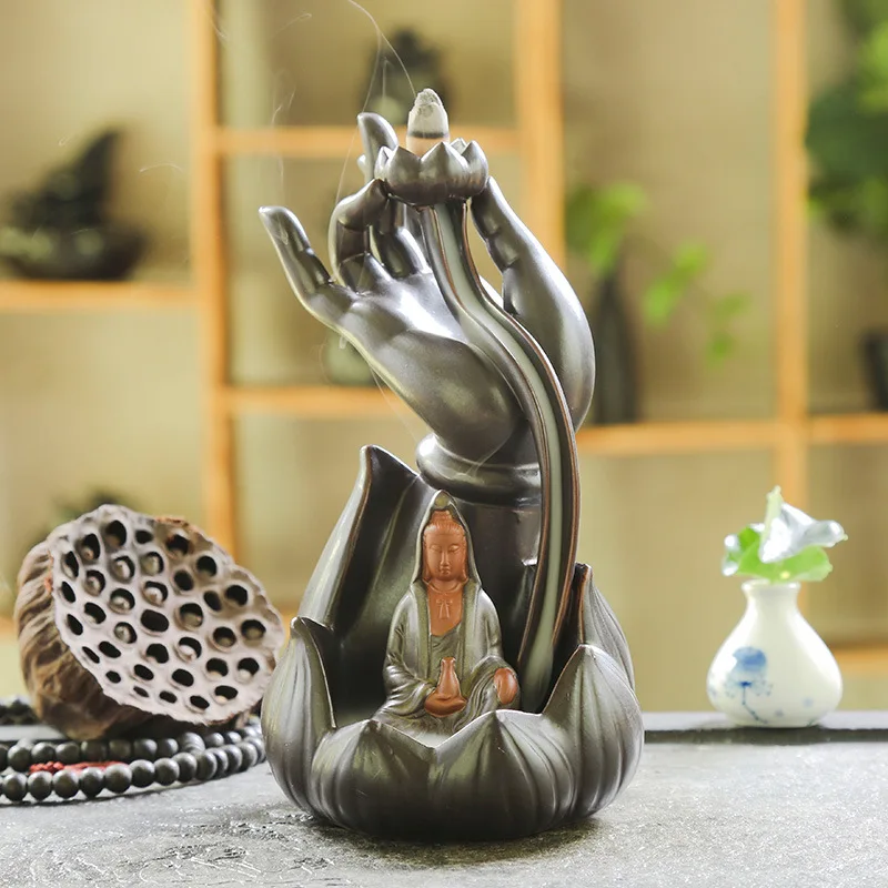 T Ретро Держатель для благовоний ручной работы Керамические изделия с