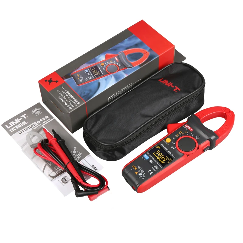 Токоизмерительные клещи 600A true RMS переменный ток частотная характеристика 40 Гц ~ 400