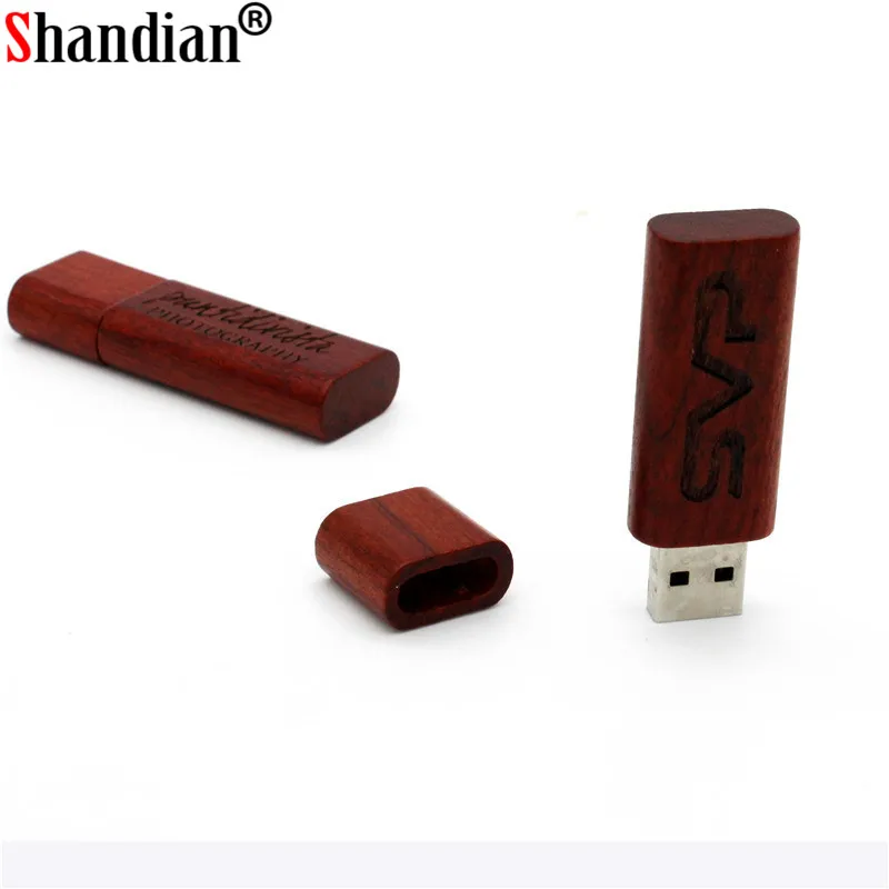SHANDIAN hot Wooden USB flash drive pen drives Maple wood+Packing box pendrive 8GB 16GB 32GB 64GB memory stick free custom logo |