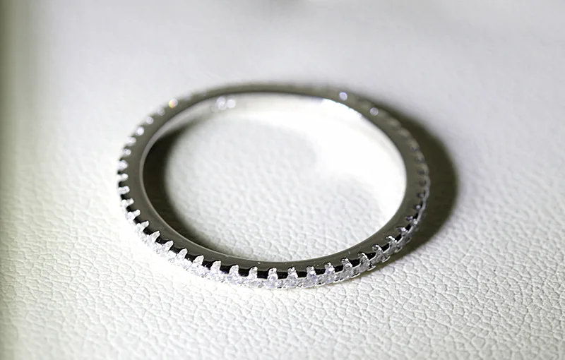 

925 Silver color Diamond Ring for Women Full Drilled White Topaz Bizuteria Anillos Gemstone S925 Jewelry Diamond bague Rings