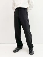 mens straight pants spring and autumn new classic simple fashion pure color casual versatile loose large pants