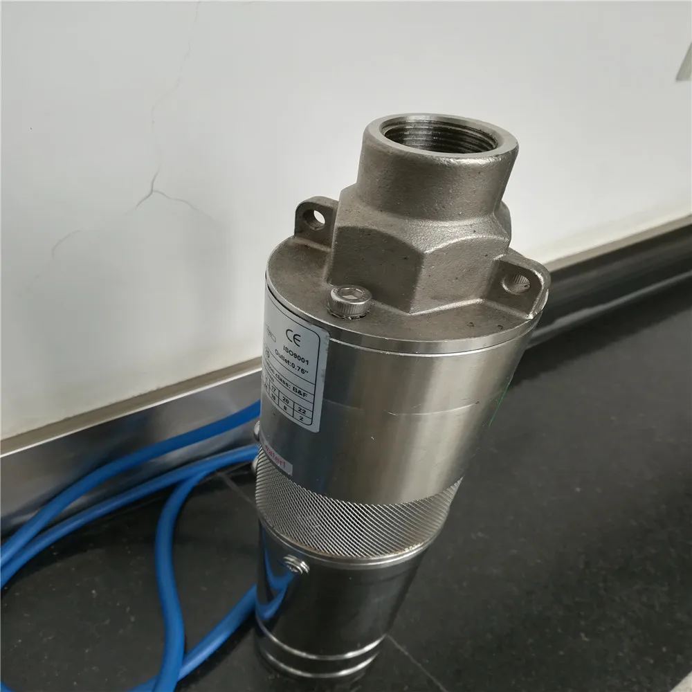 Погружной Солнечный насос 3G1. 5/80-D24/210 36V 80M 210W солнечный массив мощность 280W 1.5m ³/H 0,75 ''выход с Mppt функцией контроллера