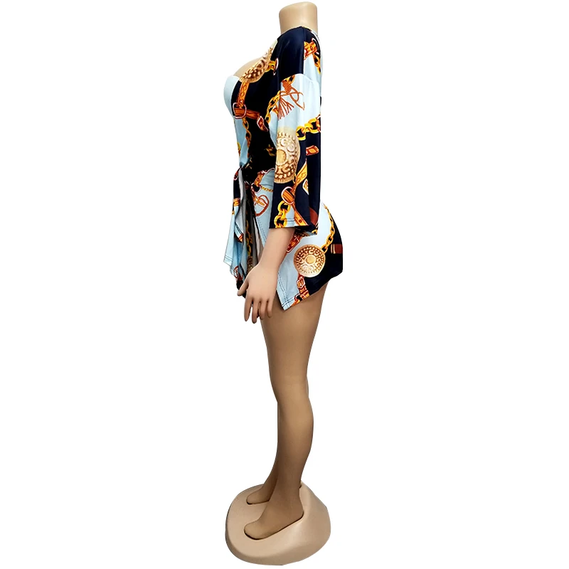

Zoctuo Women Sexy Printed Two Piece Sets Bodycon Open Back Strapless Floral Suit 2019 Summer