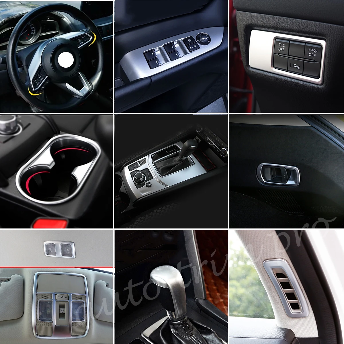 Аксессуары для Mazda CX5 CX-5 KF хромированная регулировка фар держатель стакана воды