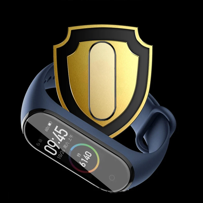 Protetora de Vidro para Xiaomi Protetor de Tela Película de Proteção para Xiaomi Película Banda 6 4 Capa Miband Correias Filme 5 Pçs mi 4 Acessórios inteligentes