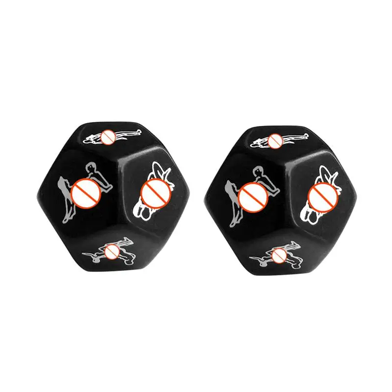2 шт сексуальные игральные кости Веселые 12 позиций сторон забавные азартные игры