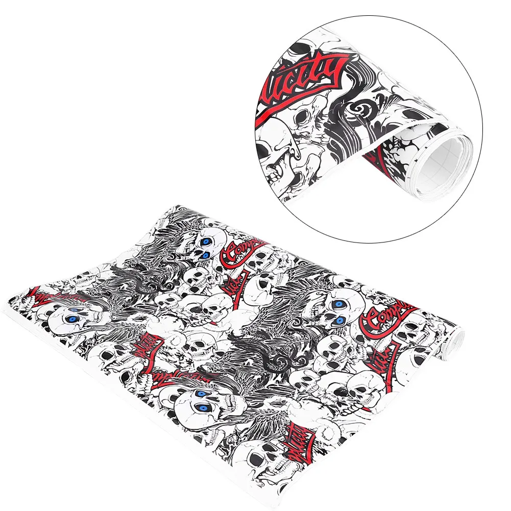 Car waterproof Cartoon Skull Graffiti Bomb Sticker Wrap Sheet Roll Decals Film for car motorcycle notebook cell phone 50 * 150cm |