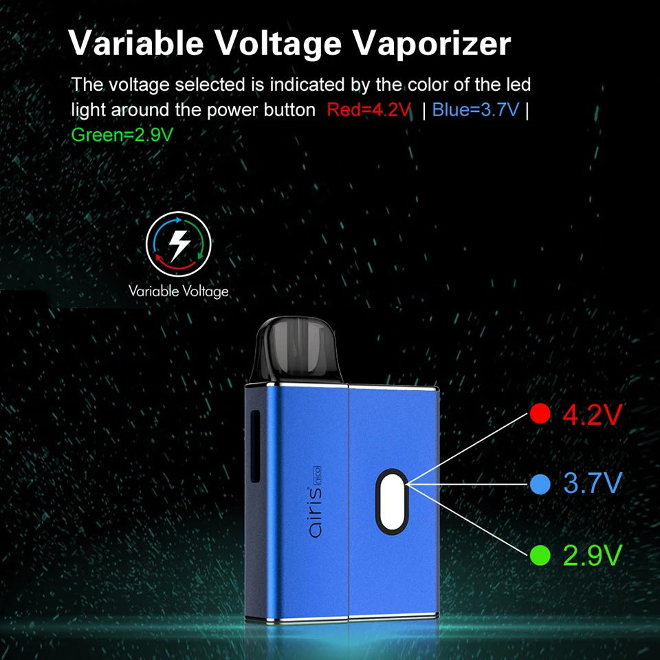 New Airistech airis Nico Kit 450mAh Pod System Box Vape Pen Starter with 1ML Compatible Cartridge Fast Heating vs JC01 W01 | Электроника