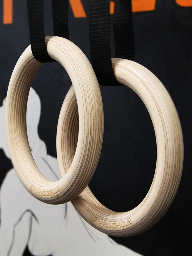 Гимнастические кольца с ремешками регулируемые для силовых тренировок