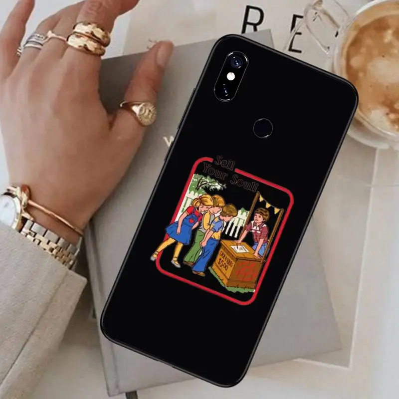 

Funny Halloween Satan Vintage Summon Demons Phone Case For Xiaomi Redmi 7 8 9t a3Pro 9se k20 mi8 max3 lite 9 note 9s 10 pro