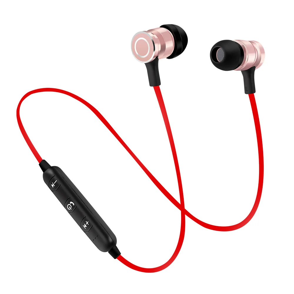 Bluetooth спортивные наушники беспроводные стерео музыкальные шейные с микрофоном