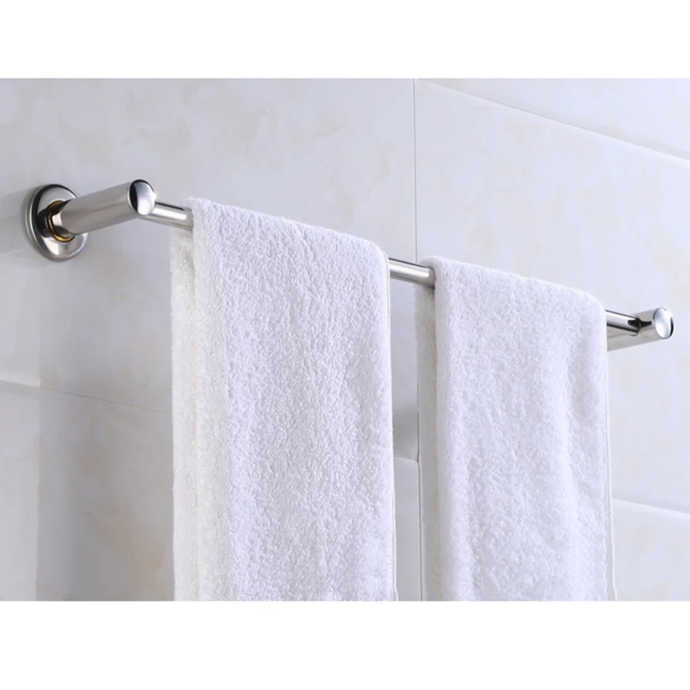 

40CM Stainless Steel Rustproof Towel Rack Bathroom Hanger Towel Pole