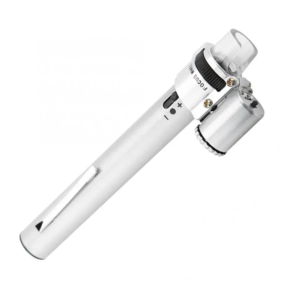100X Mini microscope LED Magnifier Microscope Jewelers Loupe Magnifying Glass+Pouch usb | Инструменты