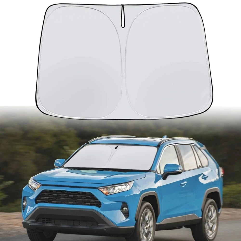 

Car Front Window Sunshade Cover Parasol Coche Windshield Sun Visor Shading Sunscreen for Toyota RAV4 2019 - 2022 Accessories