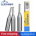 Фреза для деревообработки UCHEER, 1 шт., 3 канавки, 6810 мм, 12 хвостовика