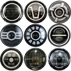 2 шт. 7-дюймовые светодиодный ные фары с DRL янтарным поворотным сигналом для Lada Niva 4x4 Suzuki Samurai 7 дюймов DRL гало фары для ваз 2101