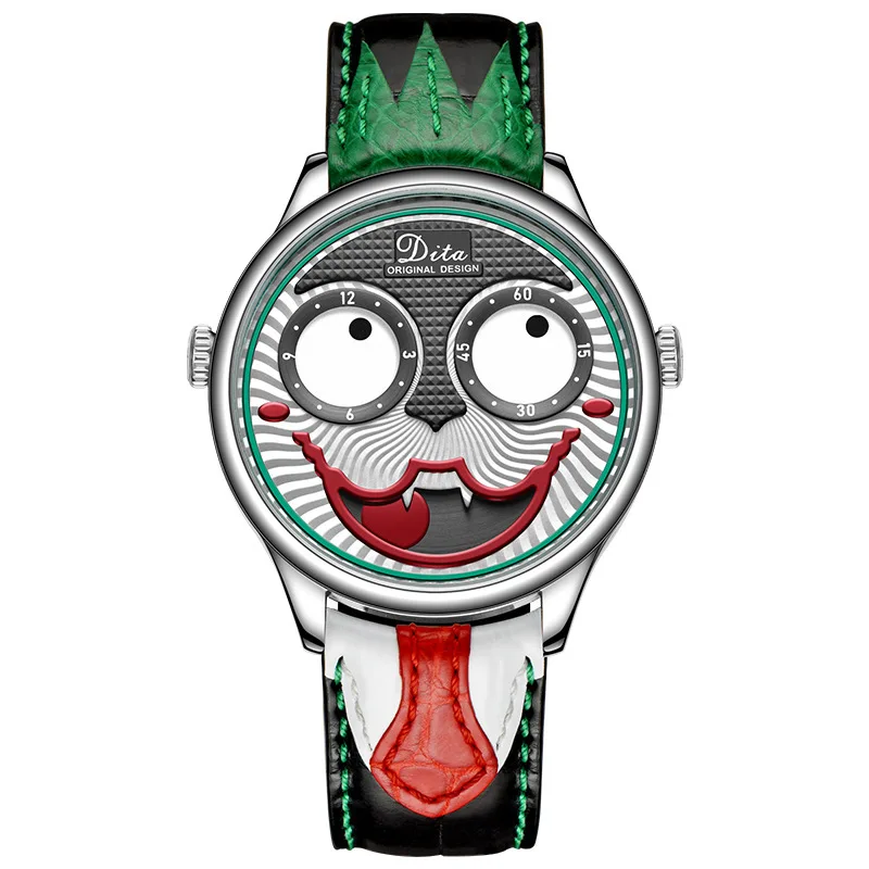 

Automatic Men's Watch Russian Personality Clown Male Cool Watch Fashion Designer Quartz Watch Relojes Para Mujer Reloj Hombre