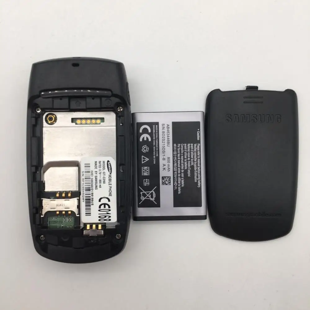 samsung c260 refurbished original unlocked flip mobile phone 1 5 inch no camera loudspeaker cell phone free global shipping