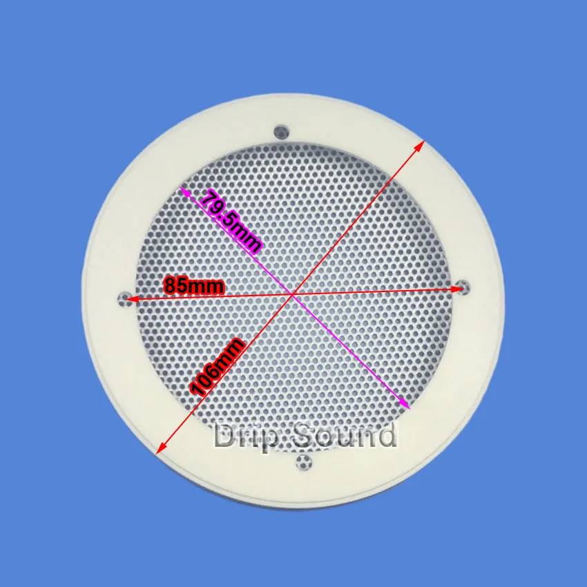 Сетчатая Крышка для автомобильного аудиодинамика 3 дюйма декоративная круглая