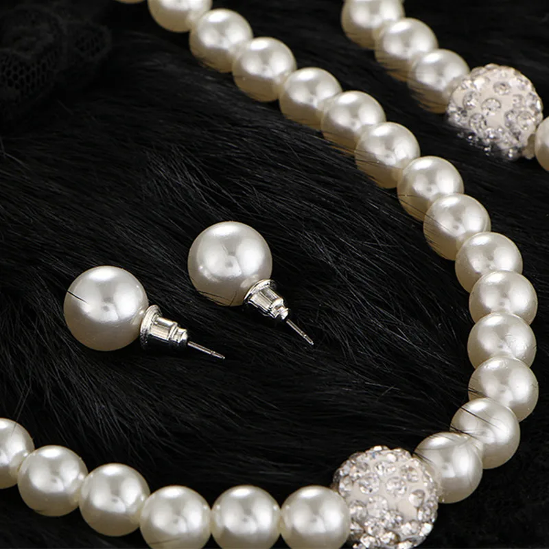 Модный свадебный свитер невесты с кристаллами имитация жемчуга белая цепочка