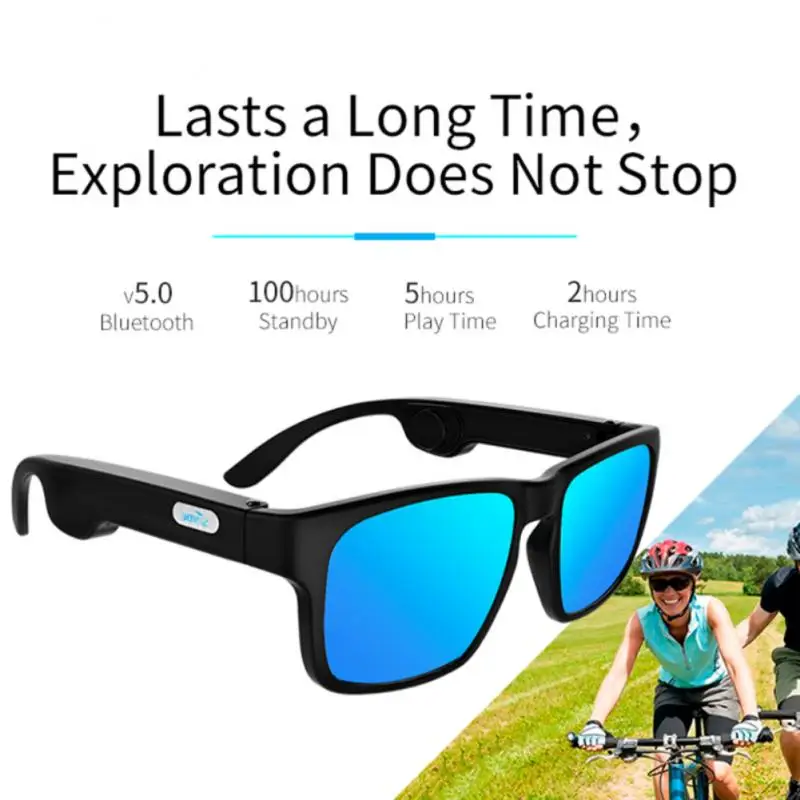 구매 G3 골전도 안경 지능형 블루투스 호환 안경 야외 스포츠 편광 선글라스 TWS 헤드셋 아이 렌즈 착용