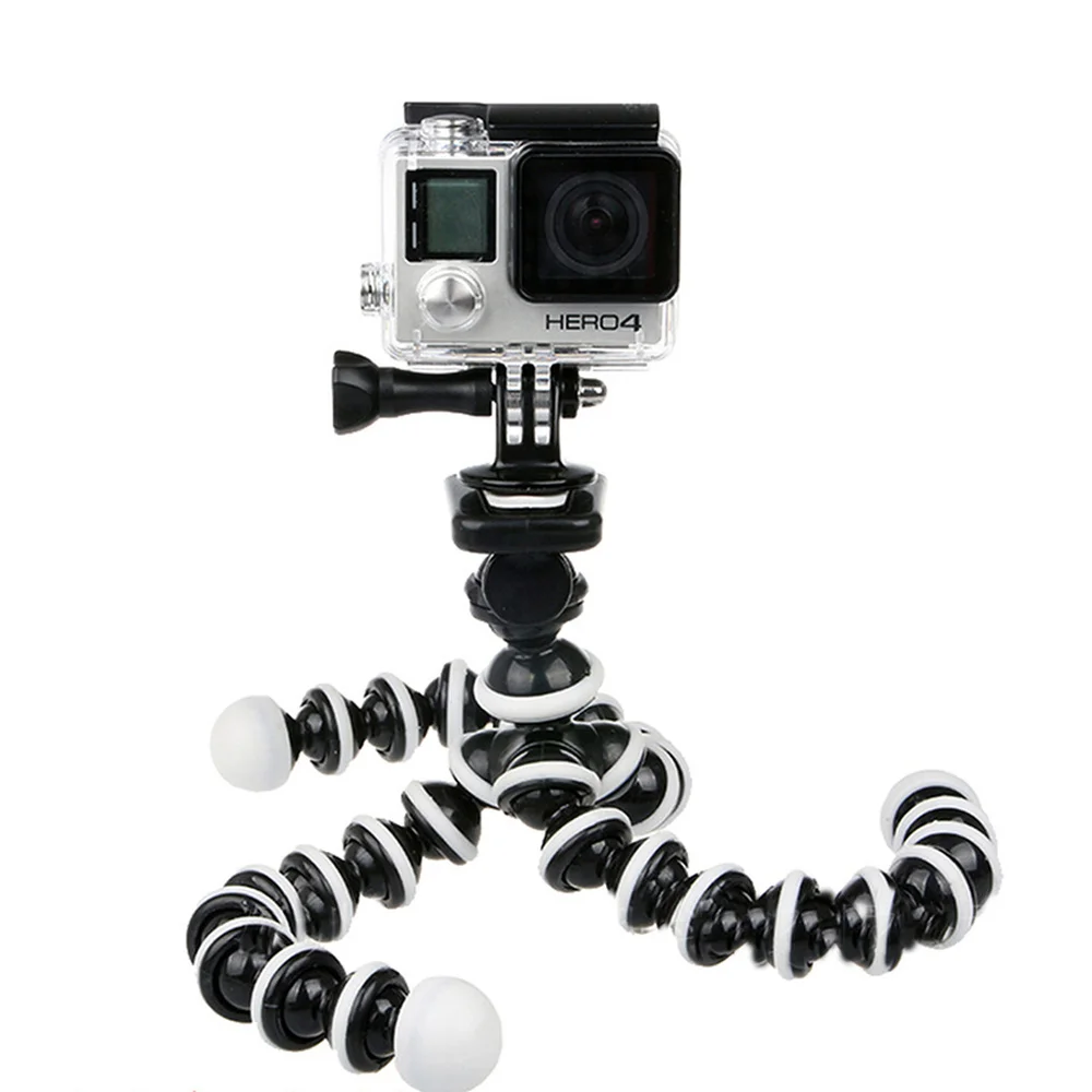 Мини Трипод Octopus крепление на мобильный телефон Gopro Hero 7 6 5 4 3 + SJcam Xiaomi Yi 1 2 4K