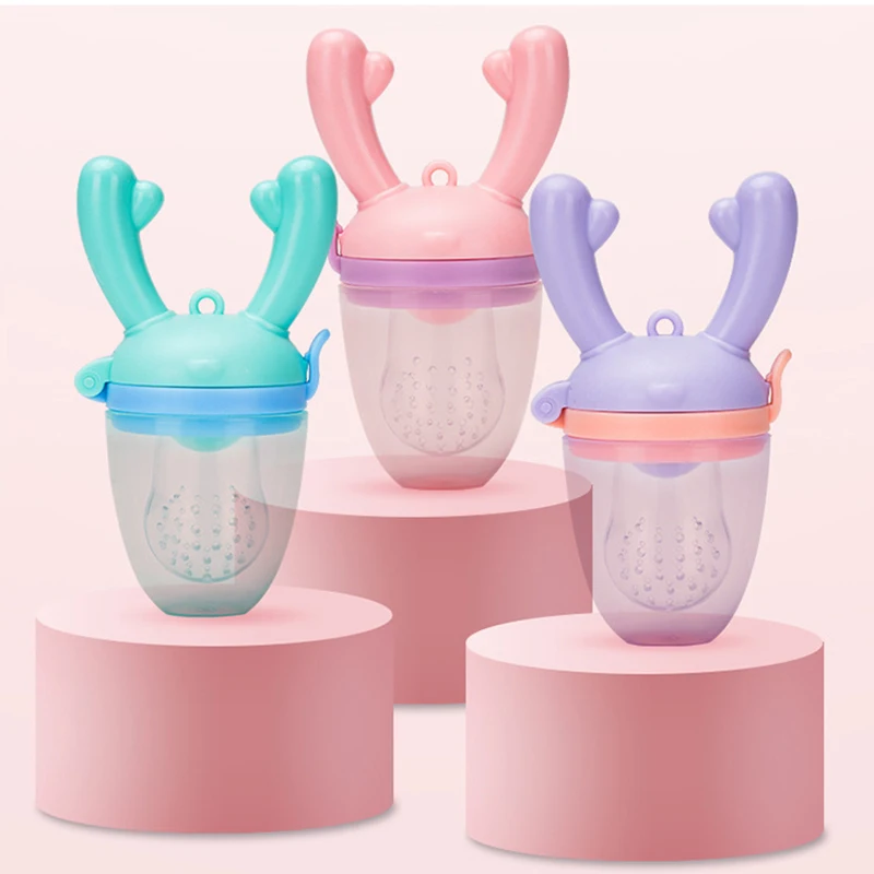 

Baby silicone pacifier fresh food gnawing device baby clip pacifier bracket Baby Pacifier feeder fruit baby feeding supplies