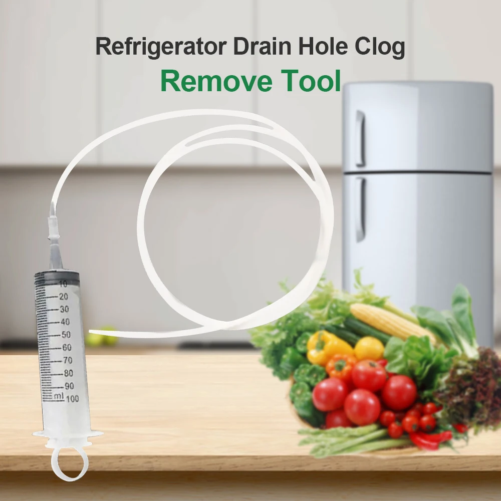 Очиститель для холодильника удаления сливных отверстий чистки щеток Набор
