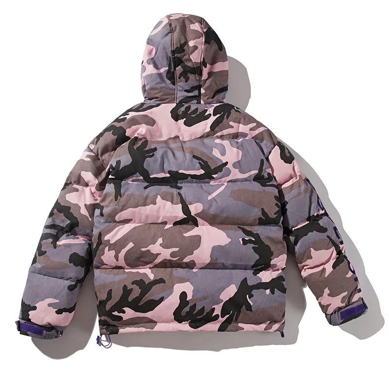 Военная Камуфляжная парка мужская с капюшоном камуфляжная пуховая куртка