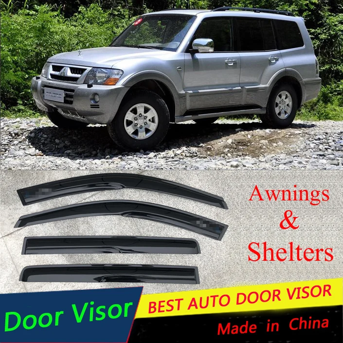 Для Mitsubishi Pajero V73 окна автомобиля козырек литья тенты Vent Защита от солнца Дождь