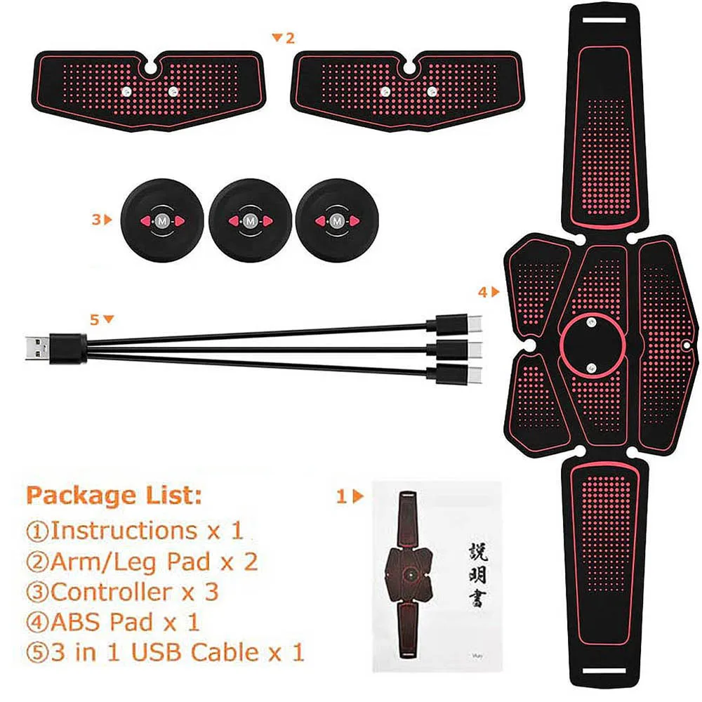 

Abdominal Belt Smart EMS Electrical Muscle Stimulator Press Machine Electrostimulator Home Gym Weights Body Slimming Belt