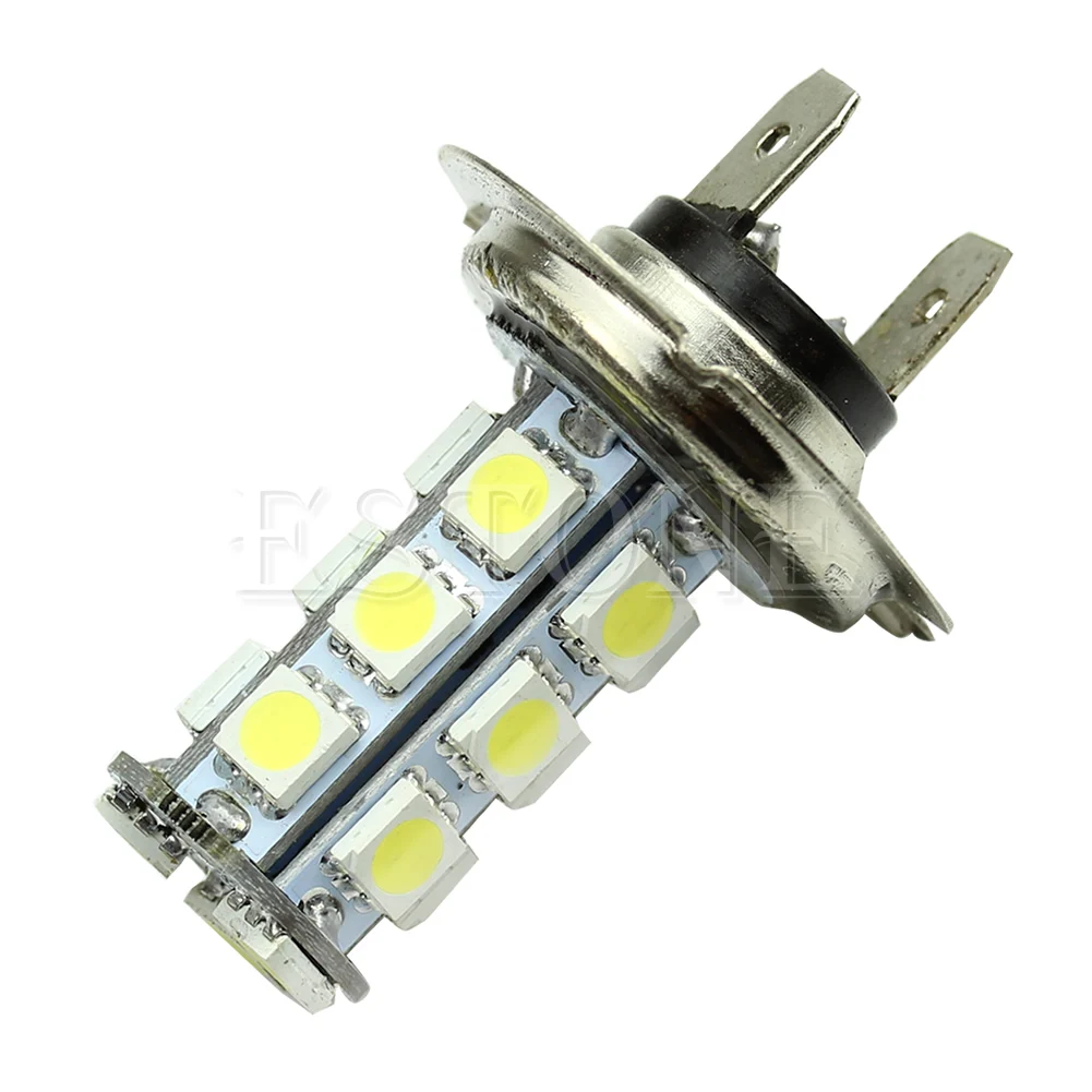 

H7 5050 18-SMD LED Pure White Car vehicle Bulbs Fog Driving Daytime Light Lamp