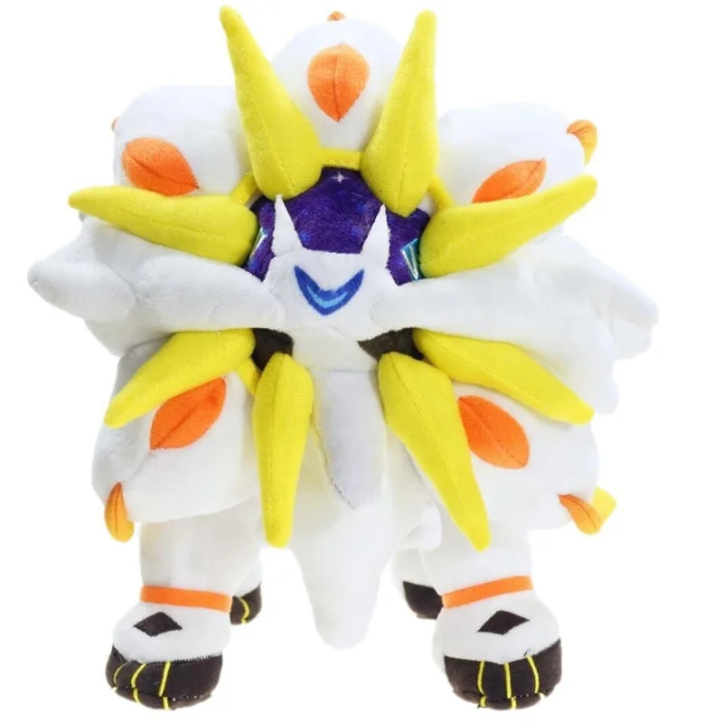 

2016, карманная игра Pokmon Solgaleo с металлическими возможностями, 26*30 см, красивая упаковка, плюшевые куклы, плюшевые игрушки, Кристальные хлопков...