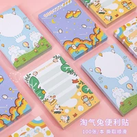korean cute rabbit office school supplies student message sticky notes organizer kawaii plan memo pads stationery notepad label