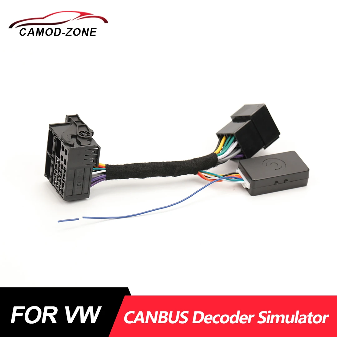 Подключи и играй ISO Quadlock адаптер кабель CANBUS декодер симулятор для VW автомобиля MIB