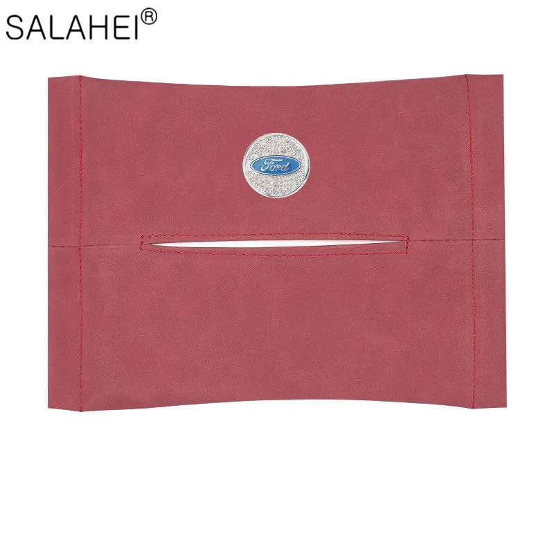 

Car Interior Storage Diamond Tissue Towel Box For Ford Focus 2 3 4 MK2 MK3 Fiesta Mondeo Escape Kuga EcoSport Edge Kuga Fusion