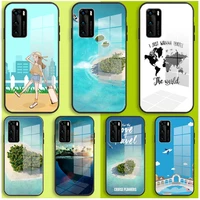 samsung case for galaxy a10 a12 a13 a33 a53 a73 a30 a40 a50 a70 a31 a12 a51 a71 a32 a52 dream of traveling around the world
