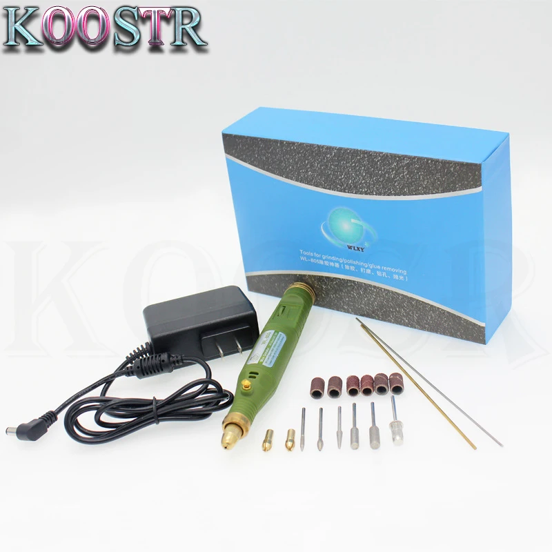 WL-805 микро электрическая дрель шлифовальная машина удаление клея очистка oca клей