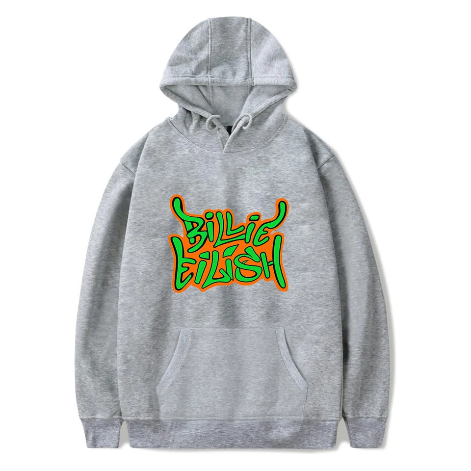 New7 Billie Eilish Толстовка Мужская Черная хлопковая толстовка пара светящаяся Billie Elish Толстовка простая сохраняющая тепло Женская/мужская одежда - Цвет: New7