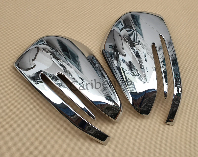 2 шт. хромированные накладки на боковые зеркала заднего вида для Mercedes W166 C292 X166 Wagon