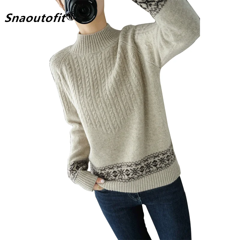

2021 Autumn Winter Women's Sweater, Pullover Sweater, Loose Casual Style, Korean Version, Cashmere, Thick, Warm, Large Size XXXL